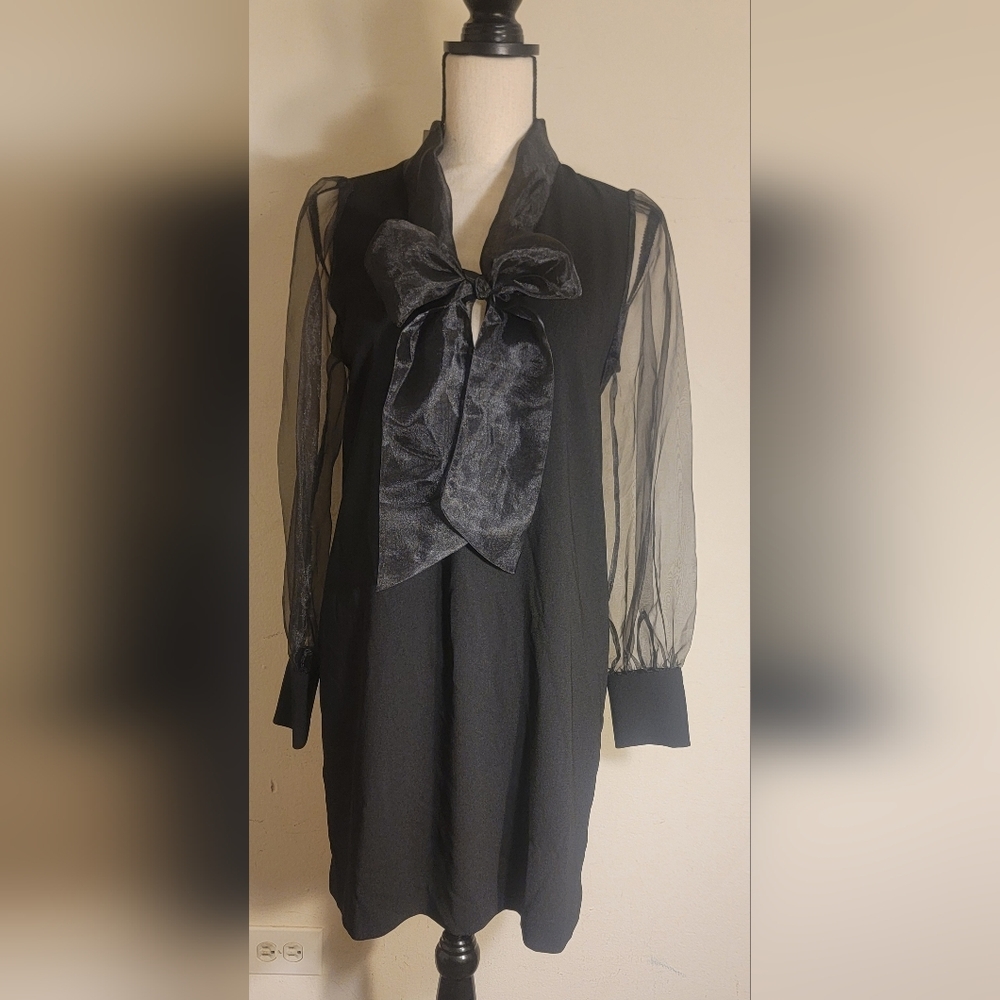 Zara Black Midi Dress